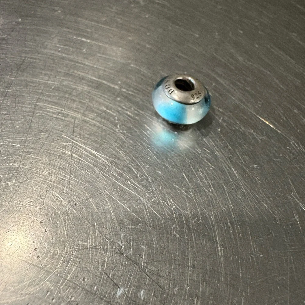 Pandora- Donatella Blue Charm Bracelet Bead - Picture 5 of 5